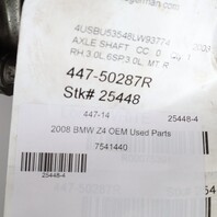 2006-2008 BMW Z4 Manual Transmission Right Rear Axle Shaft 33207541439 OEM Used