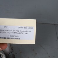 2007-2008 BMW Z4 3.0 N52 Engine Motor ZHP (225 HP) 48K Miles OEM Used bob sold?