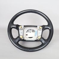 1997-2000 Porsche 911 Boxster Steering Wheel 4 Spoke Black 99334780456 OEM Used