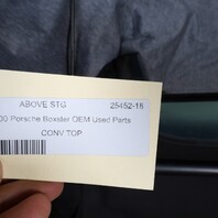 1997-2002 Porsche Boxster Convertible Top Metropole Blue OEM Used NOTE