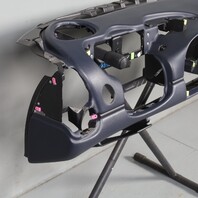 1999-2001 Porsche 911 Boxster Leatherette Dashboard Blue 99655210900 OEM Used