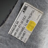 1997-2004 Porsche Boxster 986 Floor Carpet Graphite Blue 98655101102 OEM Used