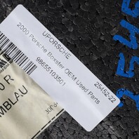 1997-2004 Porsche Boxster 986 Engine Firewall Carpet Blue 98655103501 OEM Used