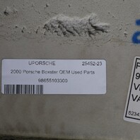 1997-2004 Porsche Boxster 986 Engine Firewall Carpet Blue 98655103300 OEM Used