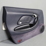 1999-2004 Porsche Boxster 986 Left  Door Panel Leatherette Blue OEM Used