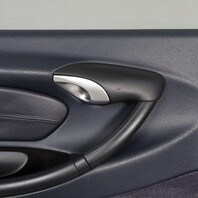1999-2004 Porsche Boxster 986 Left  Door Panel Leatherette Blue OEM Used