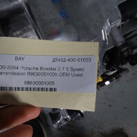 2000-2004 Porsche Boxster 2.7 5 Speed Transmission 98630001005 OEM Used
