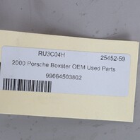 1997-2004 Porsche 911 Boxster Right Dash Speaker HAES Black 99664503802 OEM Used