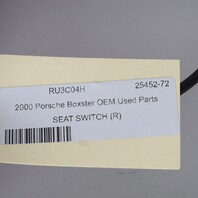 1997-2004 Porsche 911 996 Boxster 986 Right Seat Switch Black OEM Used