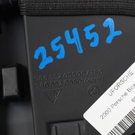 2000-2004 Porsche Boxster 986 Speedometer Cover Trim Leatherette Blue OEM Used