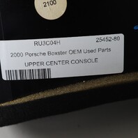 2000-2002 Porsche Boxster Radio Bezel Center Dash Air Vent 98655213108 OEM Used