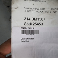 2007-2010 BMW X5 4.8 N62 Engine Motor Cylinder Block OEM 11110417554