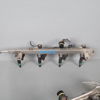 2007-2010 BMW X5 4.8 N62 Fuel Injector Set With Fuel Rail OEM 13537555761
