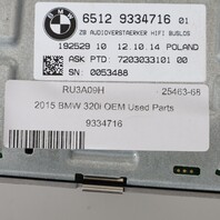 2012-2015 BMW 320i 328i 335i Amp Amplifier 65129334716 OEM Used