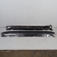 2007-2013 BMW X5 E70 Rocker Moldings Right Left Pair 51777163555 OEM Used