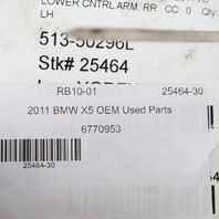 2007-2019 BMW X5 X6 Left Rear Lower Control Arm 33326770951 OEM Used