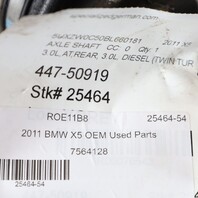 2014-2018 BMW X5 Rear Axle Shaft CV Joint Right / Left 33208609839 OEM Used
