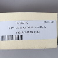 2007-2013 BMW X5 E70 Rear Back Window Wiper Arm 61627206357 OEM Used