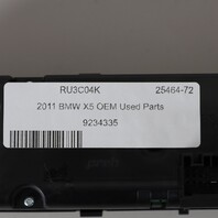 2007-2013 BMW X5 X6 Climate Temperature Control Panel 64119234335 OEM Used