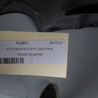 2008-2013 BMW M3 Front Bumper Cover Complete Black OEM Used