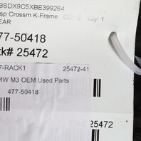 2008-2013 BMW M3 Rear Suspension Subframe Crossmember 33312283340 OEM Used