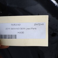 2008-2013 BMW M3 E92 E93 Coupe / Convertible Hood 41618056142 Black OEM Used