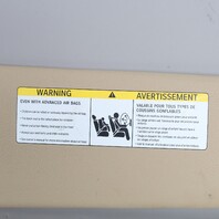 2007-2013 BMW X5 E70 Right Sun Visor Beige 51167278578 OEM Used