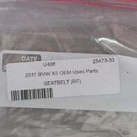 2007-2013 BMW X5 X6 Right Front Seat Belt Retractor Beige 72117171970 OEM Used