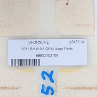 1999-2004 Porsche 911 Boxster Front Seat Backrest Cushion Blue OEM Used