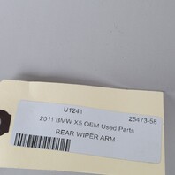 2007-2013 BMW X5 E70 Rear Back Window Wiper Arm 61627206357 OEM Used