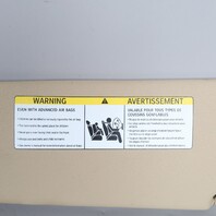 2007-2013 BMW X5 E70 Left Sun Visor Beige 51167278577 OEM Used