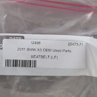 2007-2013 BMW X5 X6 Left Front Seat Belt Retractor Beige 72117171969 OEM Used