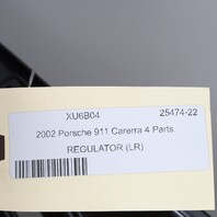 1999-2004 Porsche 911 996 Left Quarter Window Regulator 99654301506 OEM Used