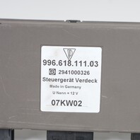 2000-2002 Porsche 911 996 Convertible Top Control Module 99661811103 OEM Used