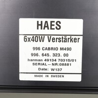 2001 2002 Porsche 911 996 Amp Amplifier HAES 99664532300 OEM Used