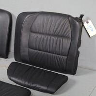 1999-2004 Porsche 911 996 Convertible Rear Seat Cushion Set Black OEM Used