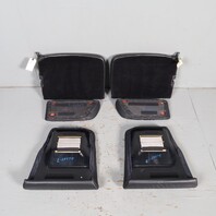 1999-2004 Porsche 911 996 Convertible Rear Seat Cushion Set Black OEM Used