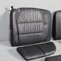 1999-2004 Porsche 911 996 Convertible Rear Seat Cushion Set Black OEM Used