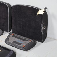 1999-2004 Porsche 911 996 Convertible Rear Seat Cushion Set Black OEM Used