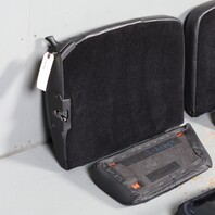 1999-2004 Porsche 911 996 Convertible Rear Seat Cushion Set Black OEM Used