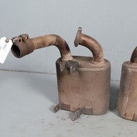 2002-2004 Porsche 911 996 3.6 Gemballa Exhaust Muffler Set Pair OEM Used