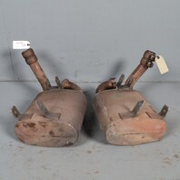 2002-2004 Porsche 911 996 3.6 Gemballa Exhaust Muffler Set Pair OEM Used
