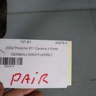 2002-2004 Porsche 911 996 3.6 Gemballa Exhaust Muffler Set Pair OEM Used
