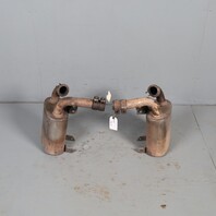 2002-2004 Porsche 911 996 3.6 Gemballa Exhaust Muffler Set Pair OEM Used