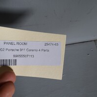 1999-2004 Porsche 911 996 Convertible Left Quarter Trim Panel Black OEM Used