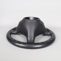 1999-2004 Porsche 911 Boxster Steering Wheel 3 Spoke Black 99634780454 OEM Used