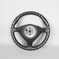 1999-2004 Porsche 911 Boxster Steering Wheel 3 Spoke Black 99634780454 OEM Used