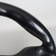 1999-2004 Porsche 911 Boxster Steering Wheel 3 Spoke Black 99634780454 OEM Used