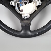 1999-2004 Porsche 911 Boxster Steering Wheel 3 Spoke Black 99634780454 OEM Used