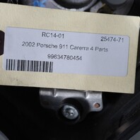 1999-2004 Porsche 911 Boxster Steering Wheel 3 Spoke Black 99634780454 OEM Used